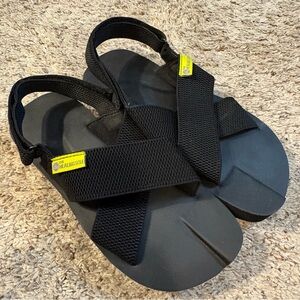 Black Healing Sole Women's Sandals Size 7 EUC